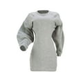 thumbnail image 2 of Lovelywholesale Women's Long Sleeve Pullover Dress Dropped Shoulder Cut Out Sweater Dress, 2 of 4