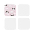 thumbnail image 2 of Disketp Cute Panda Funny Coasters,4 Pcs Leather Coasters With Holder, Perfect Housewarming Hostess Gifts,Protect Furniture From Water Marks Scratch, 2 of 9