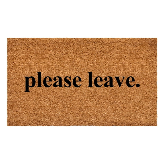 Calloway Mills 108373672 Please Leave Doormat, 36" x 72"