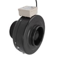 thumbnail image 2 of 6 Inch Inline Duct Fan Adjustable Speed External Rotor Fan for Grow Tent Greenhouses Basements EU Plug 220-240V, 2 of 16