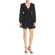 thumbnail image 1 of Parker Mini vestido con volantes Pauline para mujer, negro, 10, 1 of 1
