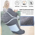 thumbnail image 3 of CAILDANL Men's Athletic Cushioned Ankle Socks Comfort Wicking Anti-Blister Running Sock 5 Pairs, 3 of 7