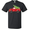 thumbnail image 3 of Inktastic Christmas Vintage Truck with Christmas Tree T-Shirt, 3 of 5