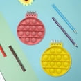 thumbnail image 3 of Push Bubble Notebook Extrusión De Silicona Suave Bloc De Notas De Burbujas Juguete De Descompresión seitruly FN006544-05, 3 of 6
