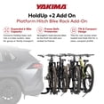 thumbnail image 3 of Yakima HoldUp +2 Add-On Rack Extension, Adds 2 Bikes, Fits 2" Hitch Receivers, 3 of 13