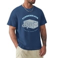 thumbnail image 1 of Camiseta negra gruesa para hombre camisa vintage en blanco ropa de algodón, 1 of 7