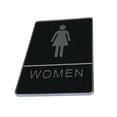 thumbnail image 3 of FixtureDisplays® 5.51" L x 7.87" W Toilettes pour Femmes Signes 18141-WOMEN, 3 of 5