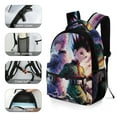thumbnail image 5 of Hunter X Hunter Unisex Backpack Book Bag Durable Sport Backpack Cute Pattern for Presc-hool Travel Ruckack, 5 of 8