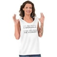 thumbnail image 4 of Not Shopaholic Helping Economy Shop Tank Top Tee Shirt Women Brisco Brands X, 4 of 5