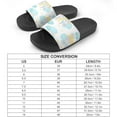 thumbnail image 2 of GZHJMY Stylish Slides for Women Men, Cartoon Bunny Moon and Clouds Soft Flexible Slip-on Sandals Slippers, 2 of 7