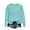 #932 Mint Green, variant on Felirenzacia Cotton Long Sleeve Crewneck sweatshirt for Women Pullover Loose Tops, White,M