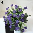 thumbnail image 2 of SPRING PARK 1Pc 6 Branches 36 Heads Artificial Flowers, Fake Faux Silk Milan Realistic Flower Arrangements for Wedding Decoration Table Centerpieces, for Home Office Party Decor, 2 of 4
