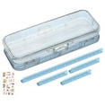 thumbnail image 2 of PRETXORVE Transparent Pencil With Double Opening And Closin Large Capacity Cute High Appearance Stationery Pencil With Sticker Included, 2 of 6