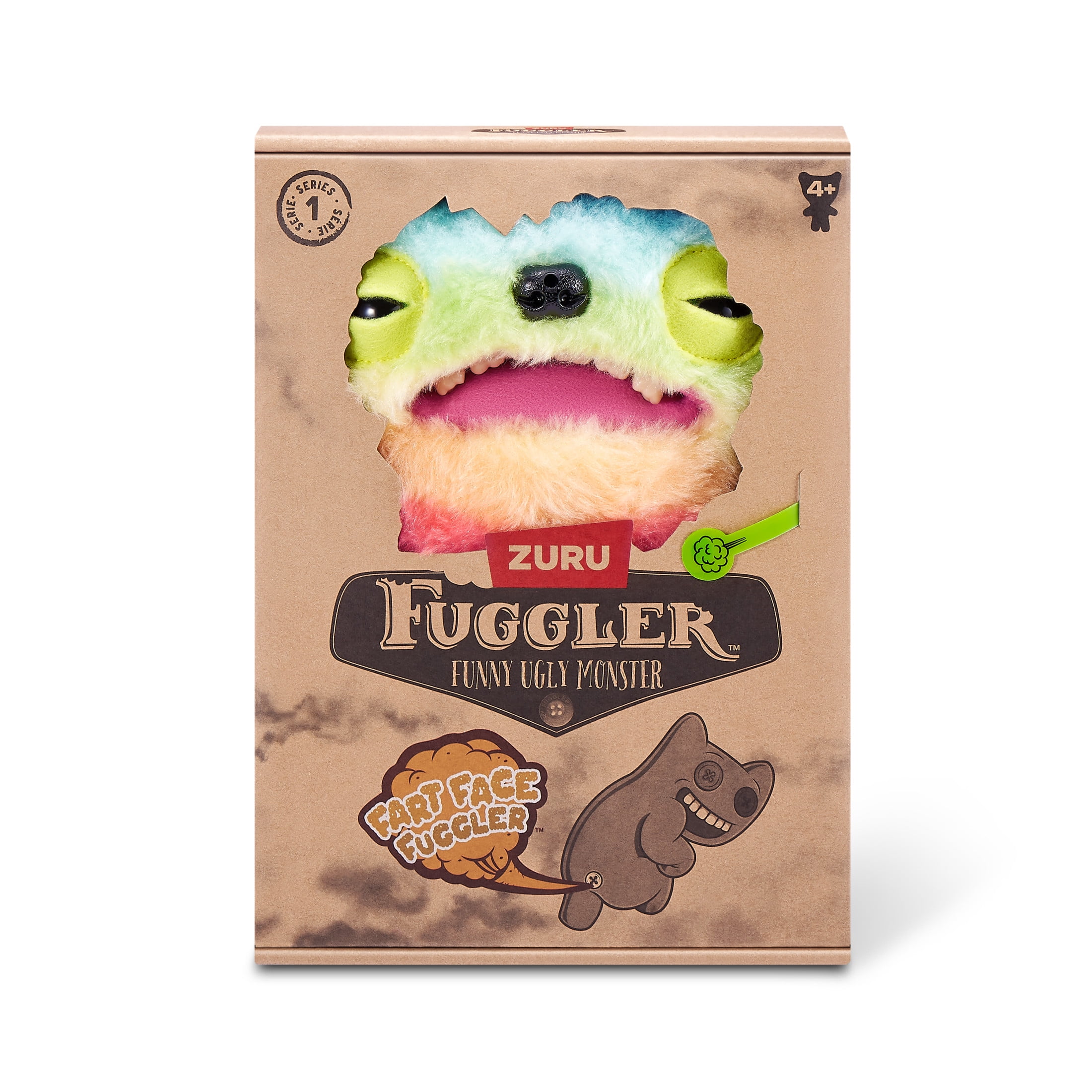 その他 FUGGLER Fuggler Fart Face 9 inch (Wide eyed Weirdo) Plush, Funny