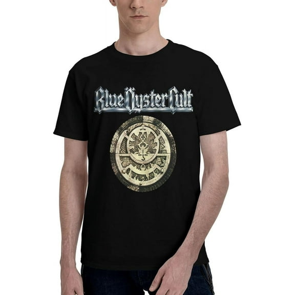Blue Rock Oyster Music Cult Band T Shirt Mens Casual Tee Classic Crew Neck Short Sleeve Tshirt