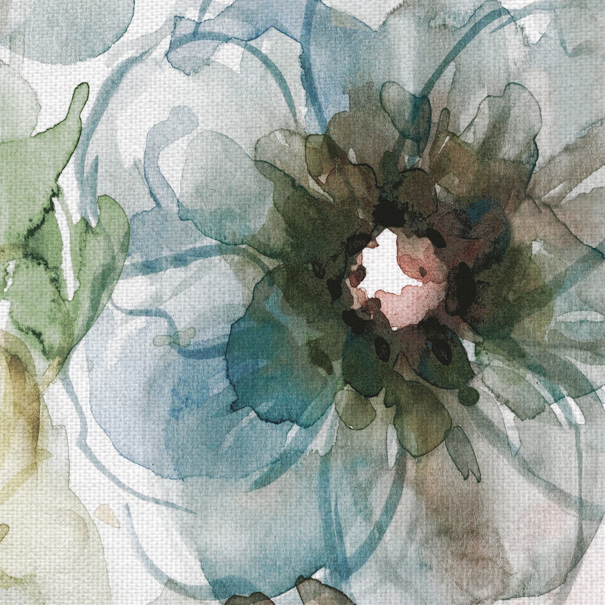 Masterpiece Art Gallery Blooming of Spring II Soft Watercolor Flowers by Carol Robinson Canvas Art Print 30" x 30"