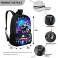 thumbnail image 5 of Yuyamidu Truck School Backpack for Boys 6-8 Kids Bookbags Middle School Book Bags for School Backpacks Primary School Bag with Strap Outdoor Shoulder Bags, 5 of 6