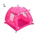 thumbnail image 3 of Tienda de campaña para mascotas al aire libre Methold Perrera portátil plegable para cachorros tela Oxford L/Rojo rosa, 3 of 6