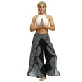 thumbnail image 6 of Pants for Women Boho Wide Leg Pants Resort Beach Pants Fitness Yoga Pants, 6 of 6