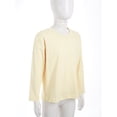 thumbnail image 6 of Raenseen Kids Boys Girls Athletic Performance Shirts Long Sleeve Quick Dry-Fit Crew Neck Sweatshirts Beige 120, 6 of 9