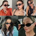 thumbnail image 3 of Gafas de sol JUDOO pequeñas ovaladas retro de los 90 con tintado UV400, 3 of 9