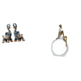 thumbnail image 1 of Figura de elefante,Figuras de elefantes,estatuas,adornos de animales,Escultura coleccionable para dormitorio,decoración del hogar,regalo.,Estatua de niña,Estatuas de mujeres y, 1 of 8