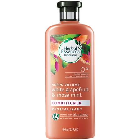 grapefruit essences mosa herbal renew conditioner mint bio volume oz bottle plastic fl naked