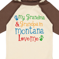 thumbnail image 4 of Inktastic Montana Grandma Loves Me Boys or Girls Long Sleeve Baby Bodysuit, 4 of 5