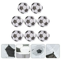 TAILTOSS 8Pcs Football Decorations Black Paper Lanterns for Theme