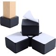 thumbnail image 1 of Set Of 4 Bed Risers Furniture Add 2 Inch Height,strong Steel Support 10000 Pounds6*6*5cm, 1 of 5