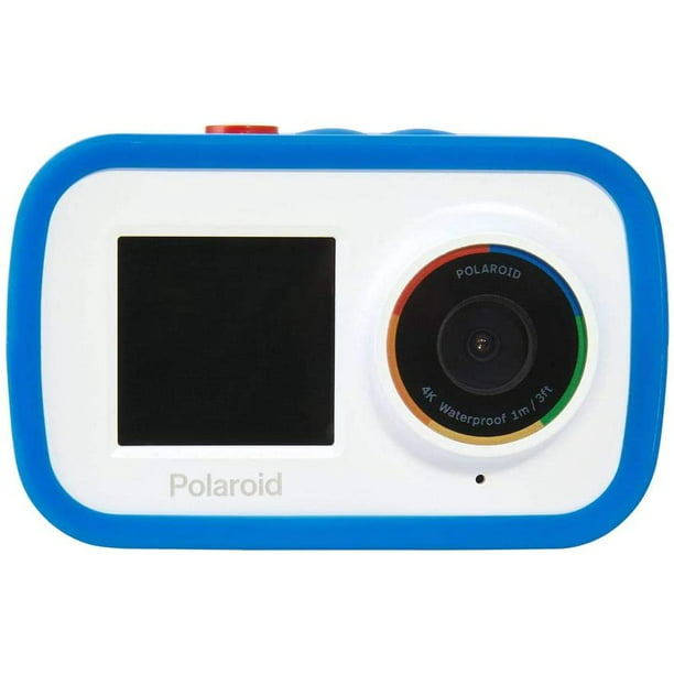 Gemengd Geavanceerd door elkaar haspelen Polaroid Dual Screen WiFi Action Camera 4K,18MP, Waterproof, Blue and White  - Walmart.com