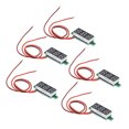 thumbnail image 1 of Mini voltímetro digital, 5 piezas Mini voltímetro digital CC Mini voltímetro digital CC Mini detector de comprobador de voltaje Aspecto llamativo, 1 of 8