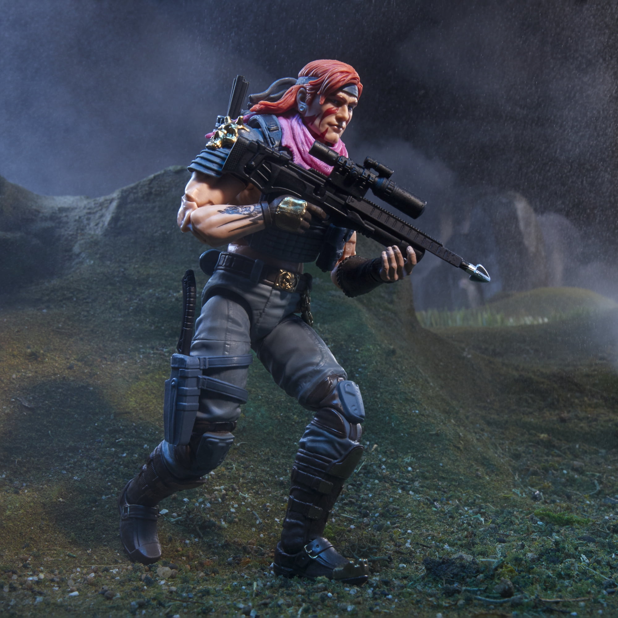 G.I. Joe Classified Series #146, Dreadnok Zandar, 6” Action Figure, 5 Accessories
