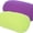 Purple + Green, variant on 2 Pcs Microbead Bolster Tube Pillow, Squishy Neck Arm Back Support Roll Body Cushion Pillows Cylinder Bean Bag Throw Pillow for Plane Car Travel Recliner Sleeping, 11.8 x 6.3 Inch, Black + Red