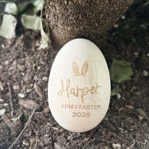 Personalized Musical Easter Egg Shaker 2026, Wooden Easter Eggs, First Easter Gifts, Easter Gift for Chlid, Easter Basket Stuffers, Birthday Gift Idea,A