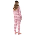 thumbnail image 4 of Gilmore Girls Holiday Women's Christmas Ugly Sweater Waffle Union Suit One Piece Long Sleeve Footless Sleep Pajamas, 4 of 7