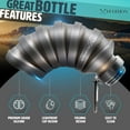 thumbnail image 4 of Collapsible Water Bottle, Flat Folding Camping silverware utensils, 4 of 8