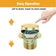 thumbnail image 5 of Gold Tub Drain Overflow Kit-Universal Bathtub Drain Replacement, 5 of 5