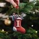 thumbnail image 3 of 26 Letters Acrylic Christmas Stocking Ornaments Style Hanging Decor For Christmas Tree Festive Holiday Gift, 3 of 4