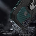 thumbnail image 3 of Folmeikat Funda Para Samsung Galaxy A11 Con Protector De Pantalla Hd De Grado Militar Con Clip Para Cinturón Y Función Atril Para Samsung Galaxy A11 De 6,4 Pulgadas (Verde Oscuro), 3 of 7