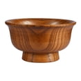 thumbnail image 2 of YAOMOBB Bol Réutilisable en Bois Ensemble Bol Épaissi Non Brûlant Style Mongol, 2 of 6