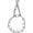Chrome, variant on Chrome Plated Prong Collar for Dogs, Small - Adjustable, No-Choke and No Pull Dog Collar with Removable Links - Pinch Collar for Dogs Under 20 lbs and 14" Neck Width
