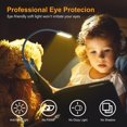 thumbnail image 2 of 9 LED Rechargeable Book Light for Reading in Bed -Eye Caring 3 Color Temperatures,Stepless Dimming Brightness,80 Hrs Runtime Small Lightweight Clip On Book Reading Light for Kids, 2 of 7