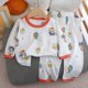 thumbnail image 2 of Odeerbi 1-6 Años Niños Niñas Pijama de Verano de Algodón de Manga Larga Conjunto de Pantalones Con Estampado Suave Ropa de Dormir Conjuntos de Pijama de Dos Piezas, 2 of 5