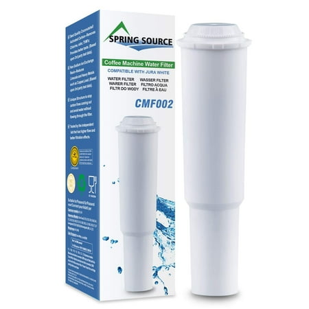 Spring Source CMF002 Coffee Machine Water Filter Replacement For Jura Capresso Clearyl White 64553