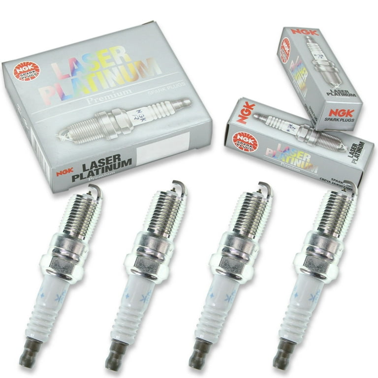 Performance Auto 4pc NGK 6579 Laser Platinum Spark Plugs Set for