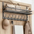 thumbnail image 4 of Versatile Metal Over-The-Door Storage Rack for Organizing Bedroom, Bathroom, And Kitchen, 4 of 12