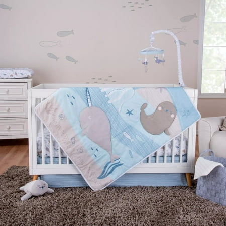 UPC: 0846216061974 | Trend Lab 100% Cotton Sea Babies 3 Piece Crib Bedding Set