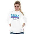 thumbnail image 4 of Party Town 80s Style Novelty Plus Size Long Sleeve Graphic Tee Shirt Brisco Brands 2X, 4 of 5