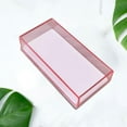 thumbnail image 6 of False Eyelash Storage Box Lash Holder Large Capacity Cosmetic Makeup Tool Extension Tool Portable Acrylic Organizer Empty Lashes Container Pink, 6 of 10